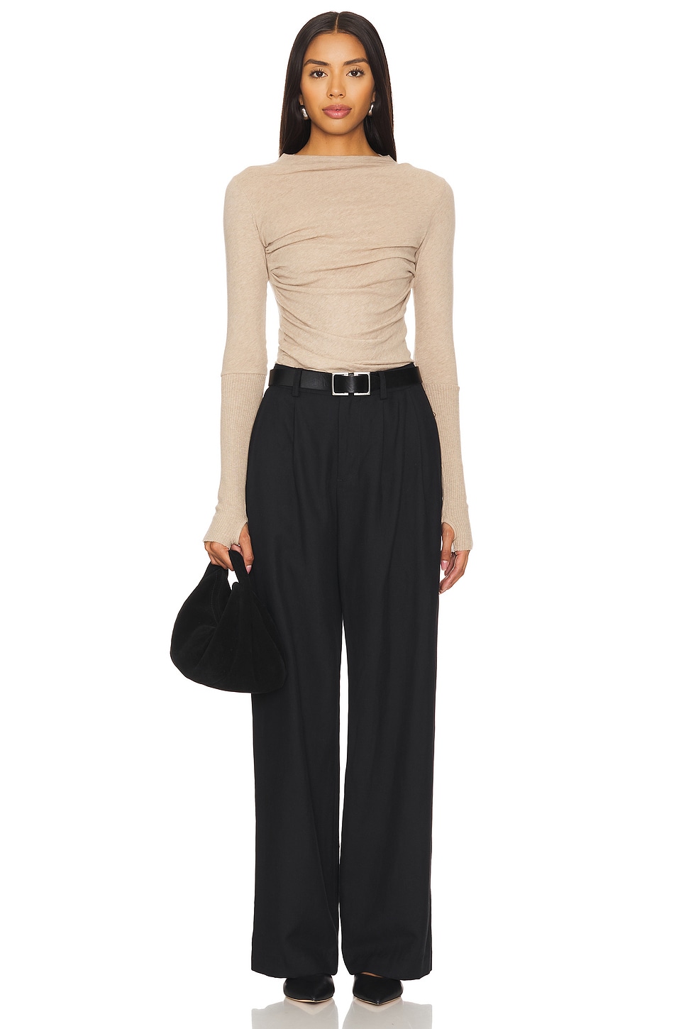 venica Cashmere asymmetry tops