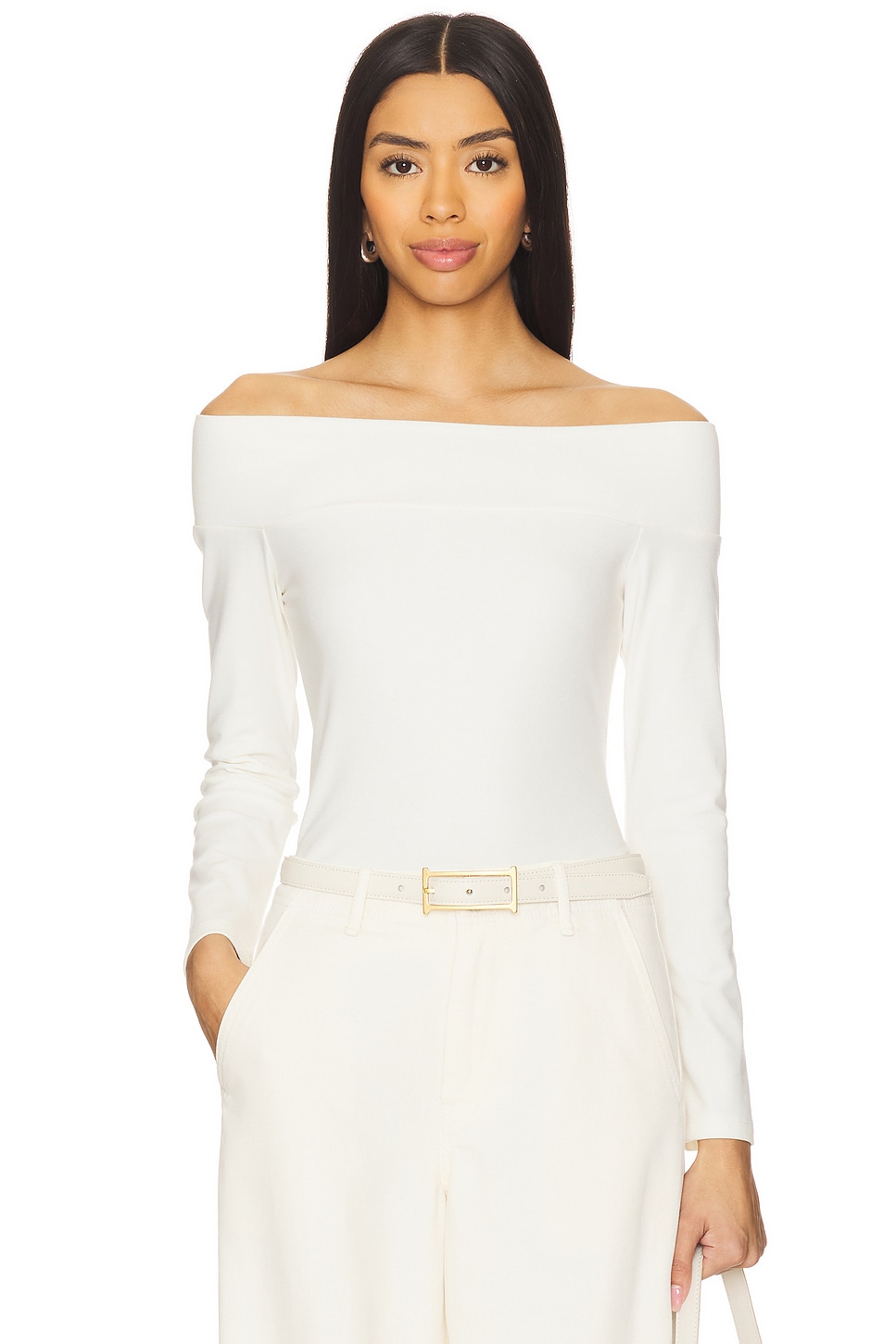 Enza Costa Off Shoulder Top
