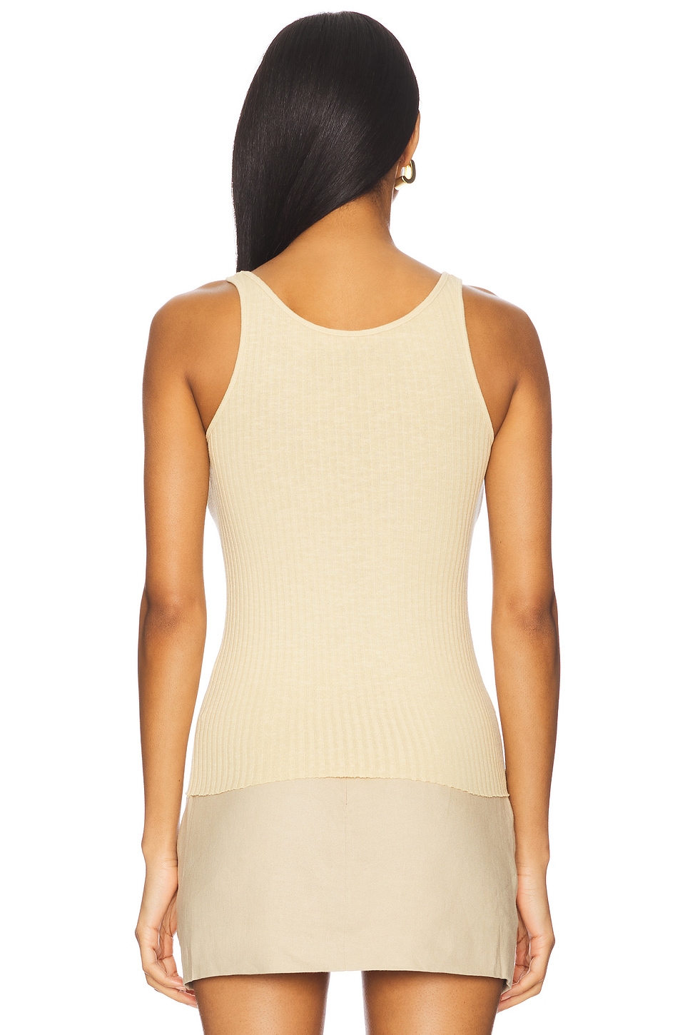 Enza Costa Military Rib Slim Tank Top thumbnail