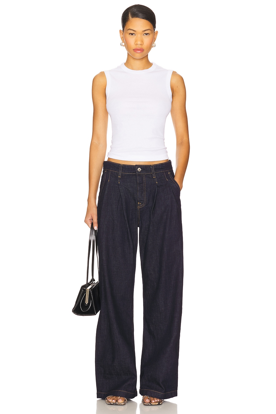 Enza Costa New Classic Sleeveless Tee thumbnail