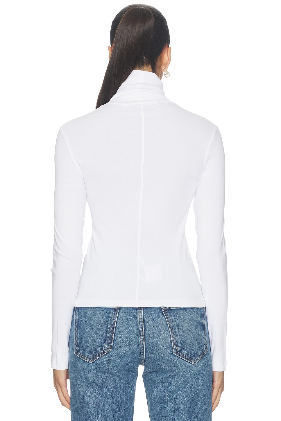 Enza Costa Supima Cotton New Classic Longsleeve Turtleneck