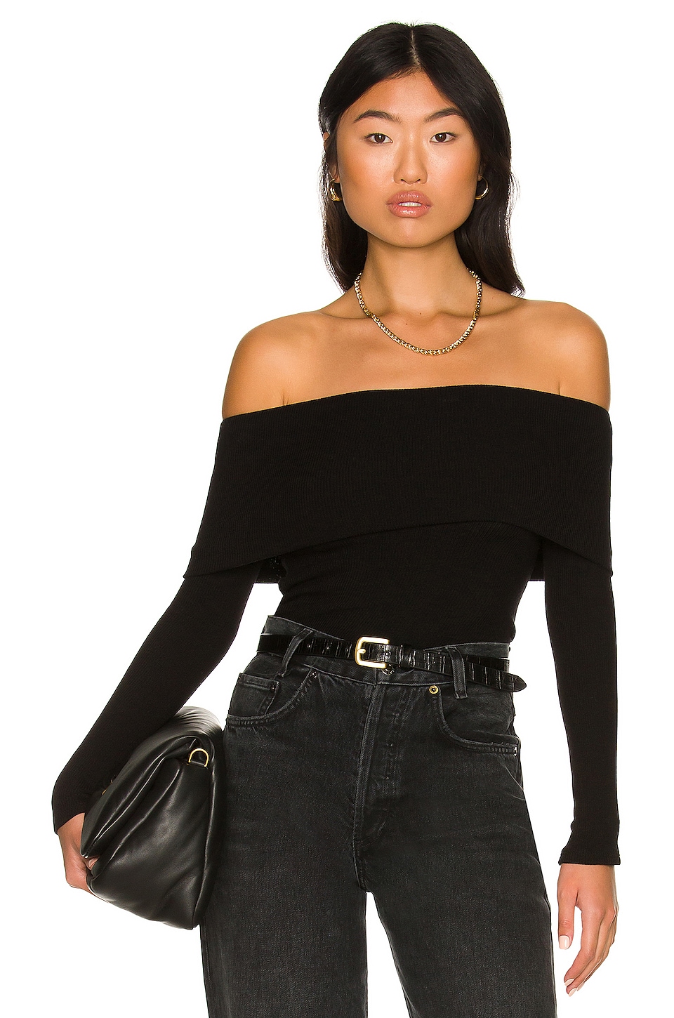 Enza Costa Sweater Knit Off The 