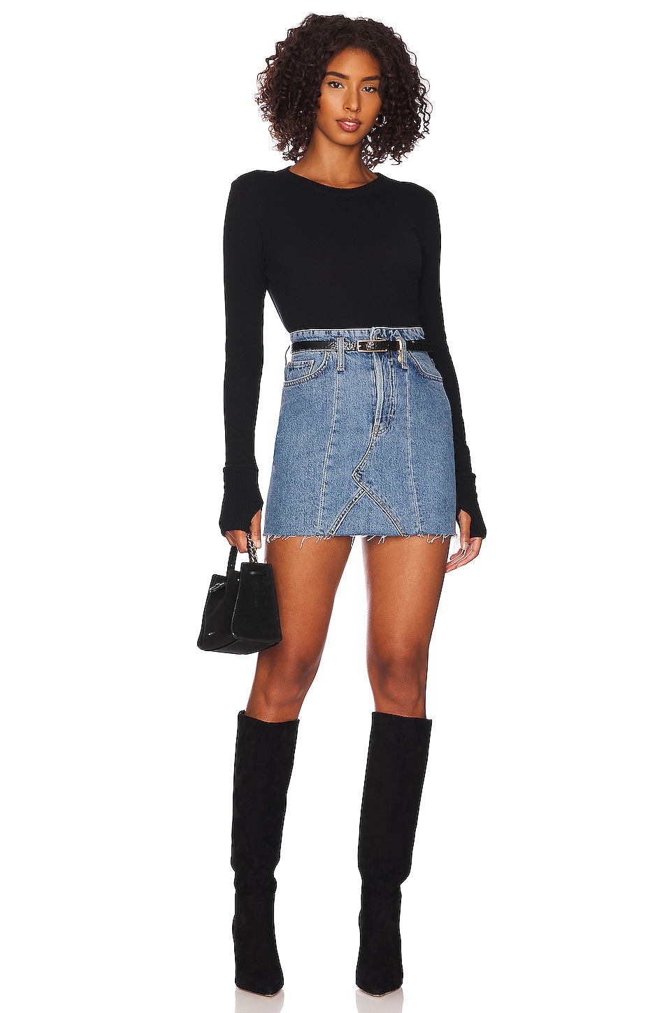 Enza Costa Cashmere Easy Cuffed Crew