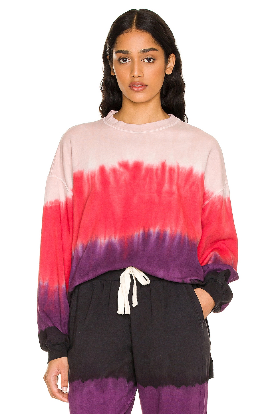 Electric & Rose Neil Sweatshirt in Onyx, Port, & Cherry REVOLVE