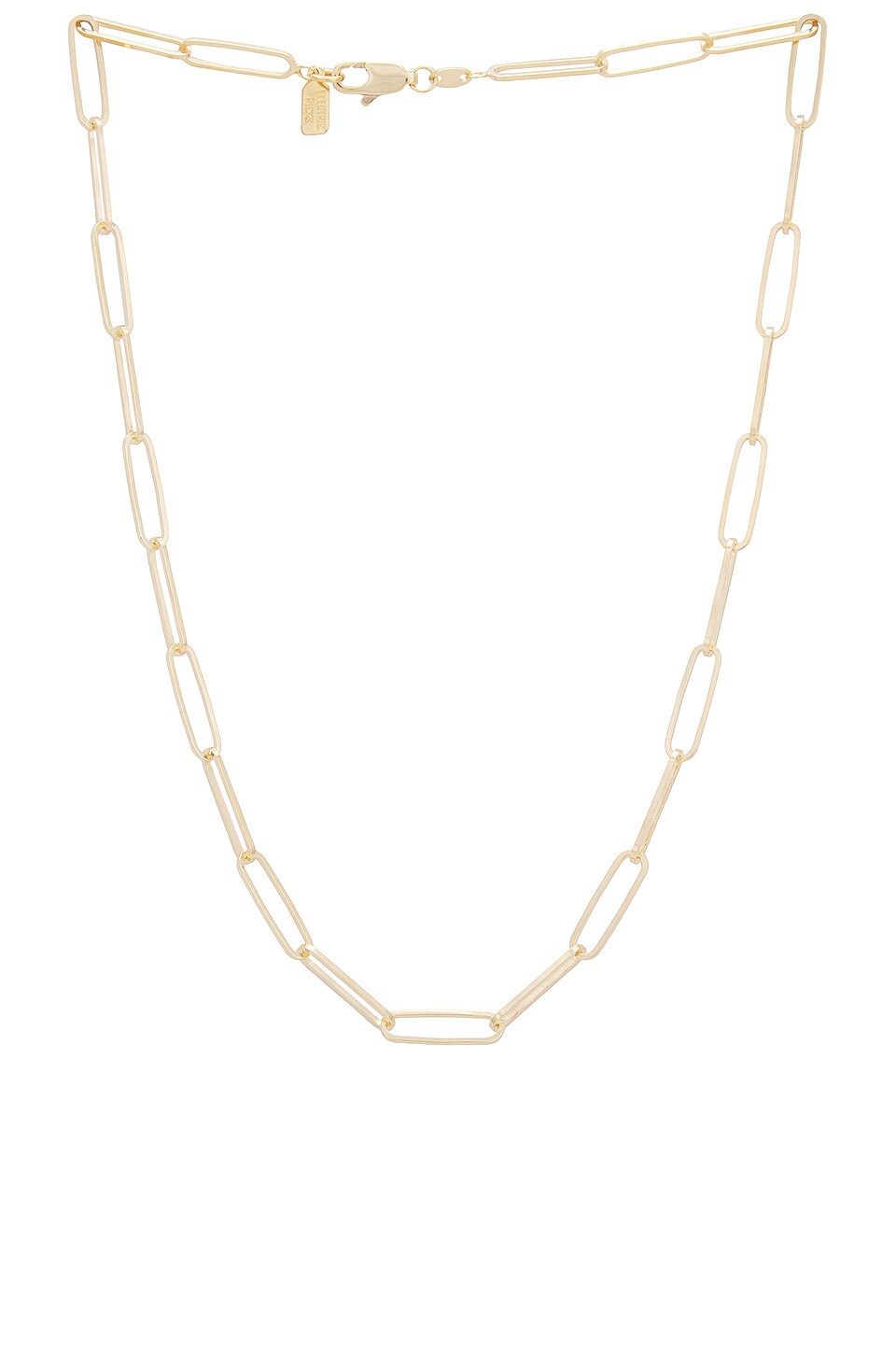 Electric Picks Jewelry Link Necklace in Gold
