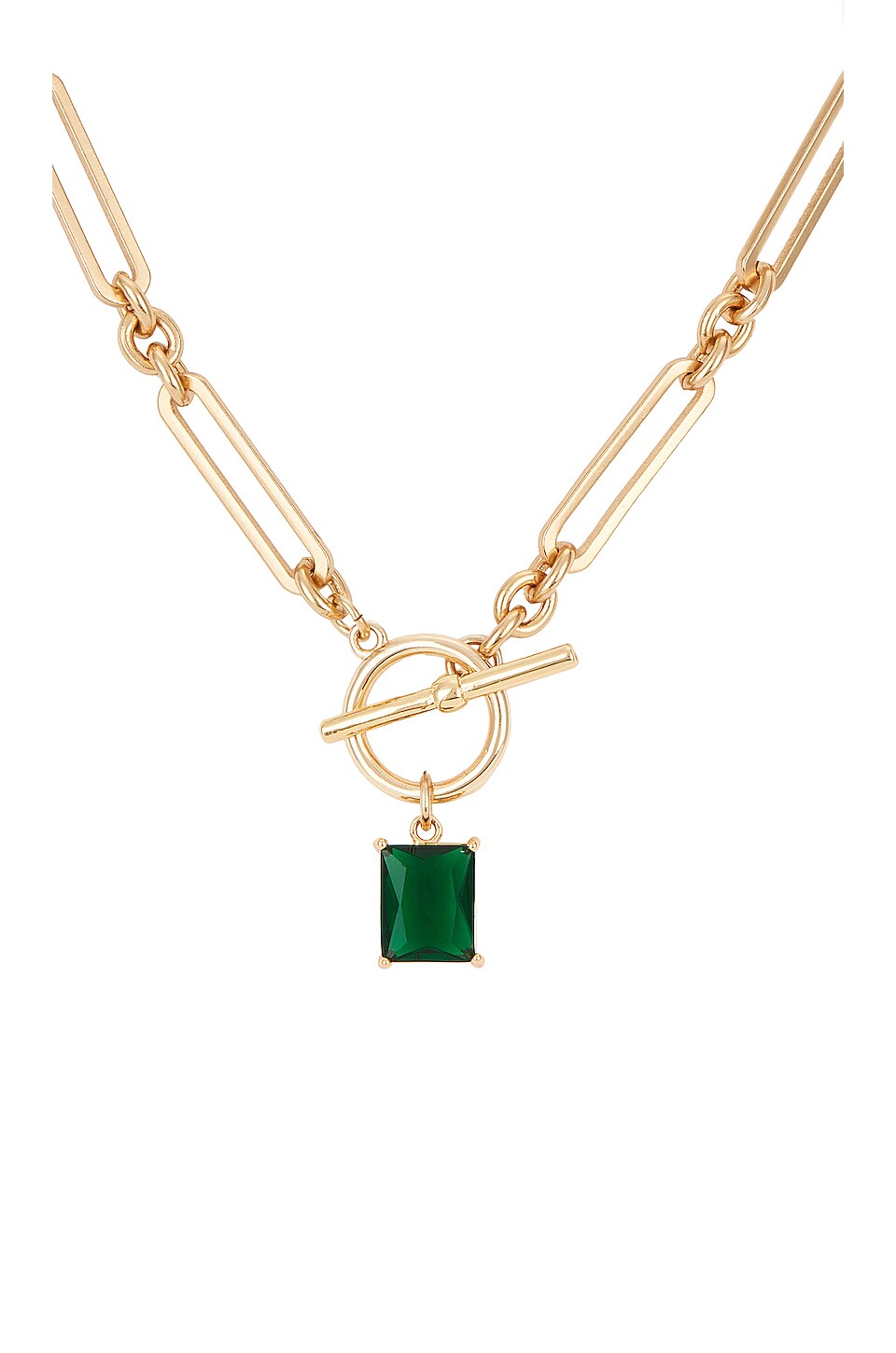 Electric Picks Jewelry Ella Necklace in Emerald