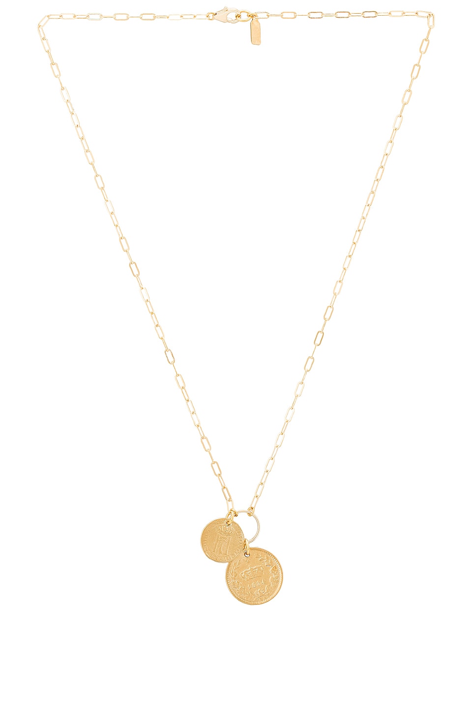 Electric Picks Jewelry Lux Coin Necklace in Gold REVOLVE