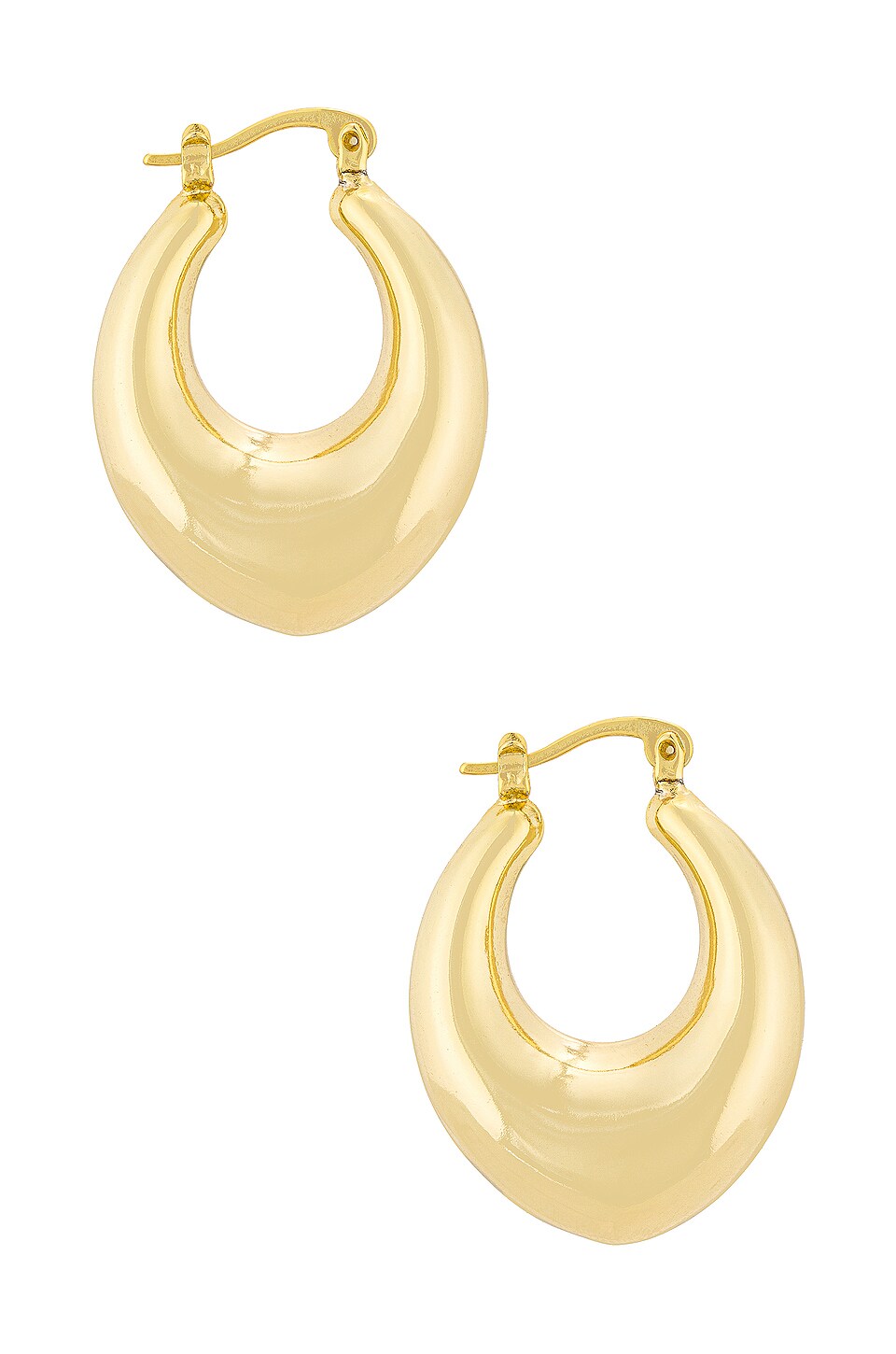 Electric Picks Jewelry Bowery Hoop Earring in Gold REVOLVE