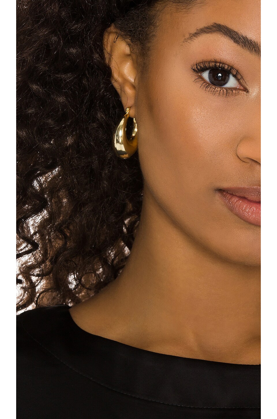 Electric Picks Jewelry Bowery Hoop Earring in Gold REVOLVE