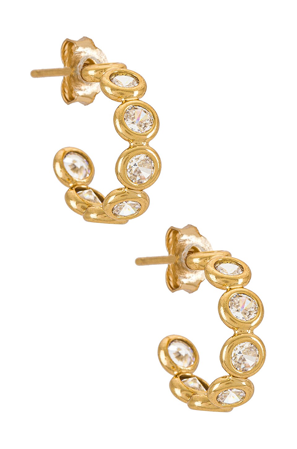 Electric Picks Jewelry Pixel Hoop Earring in Gold REVOLVE