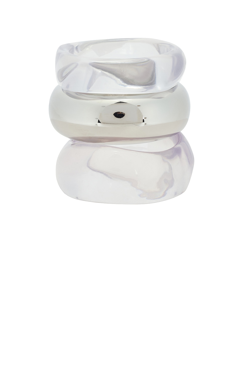 Liquid Resin Bangles Set Of 3