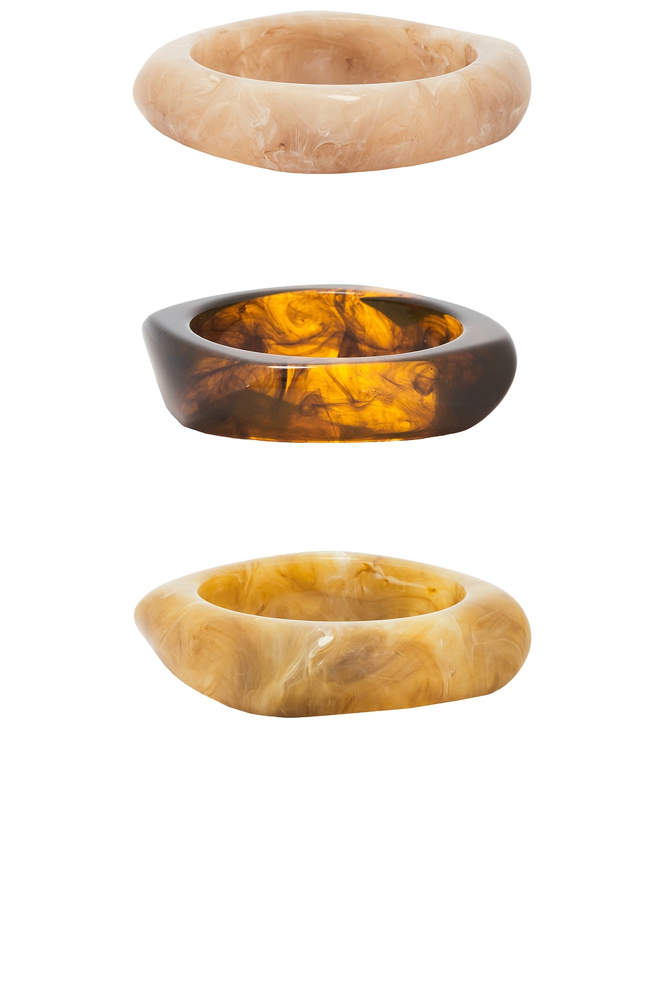 Resin Bangles Set Of 3