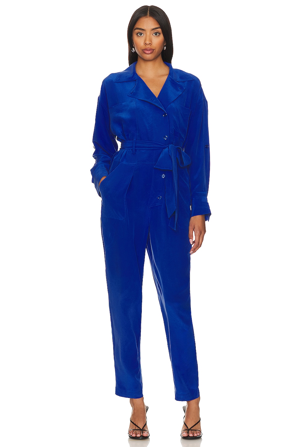Jumpsuit Polo Ralph Lauren Blue Size US In Not Specified, 48% OFF