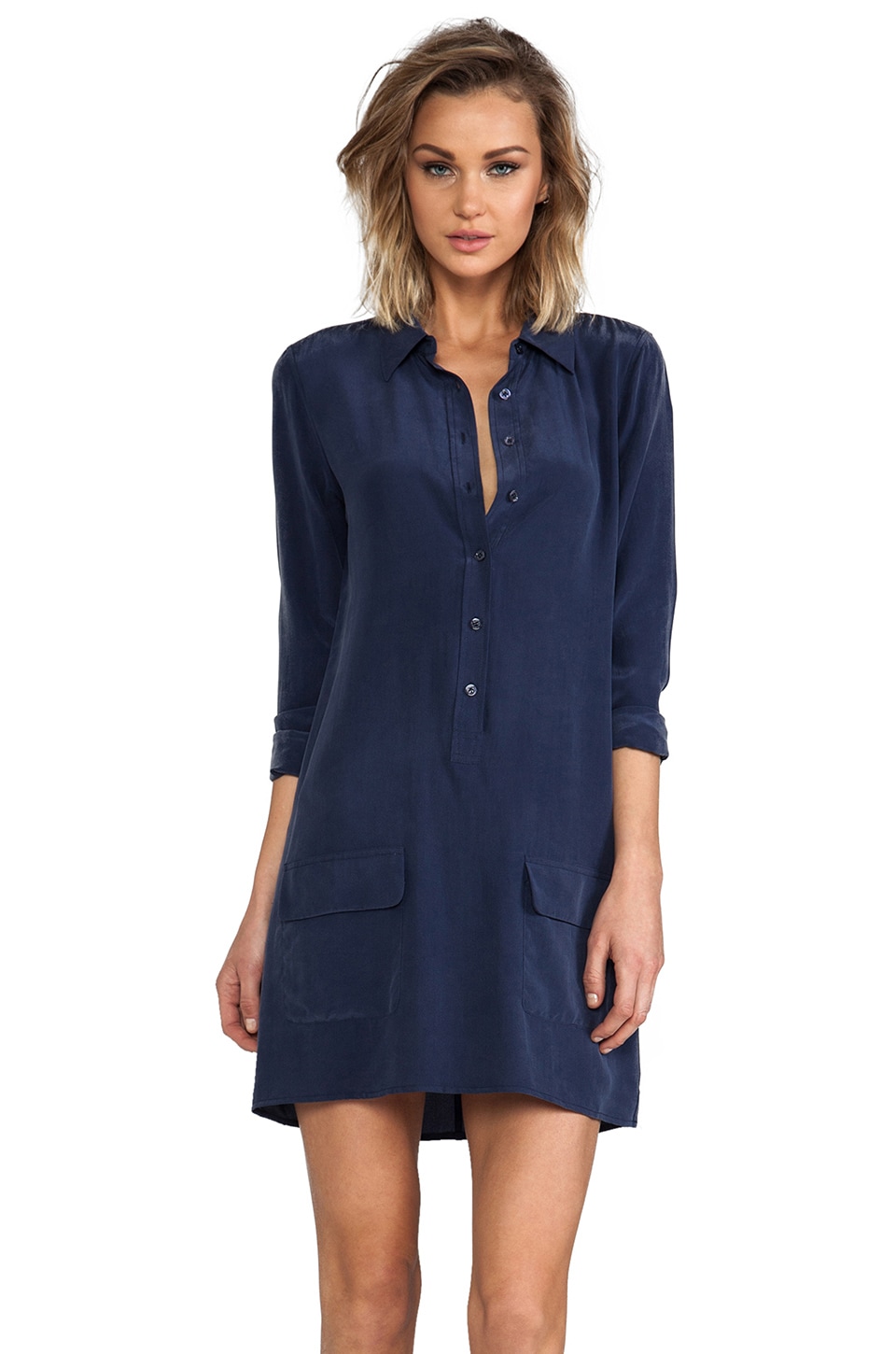 Equipment Lucida Dress in Peacoat REVOLVE