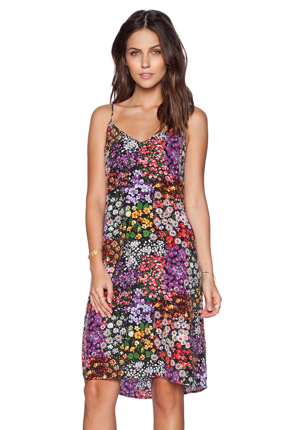 Equipment Layla Lively Floral Print Dress in Bloom Multi | REVOLVE