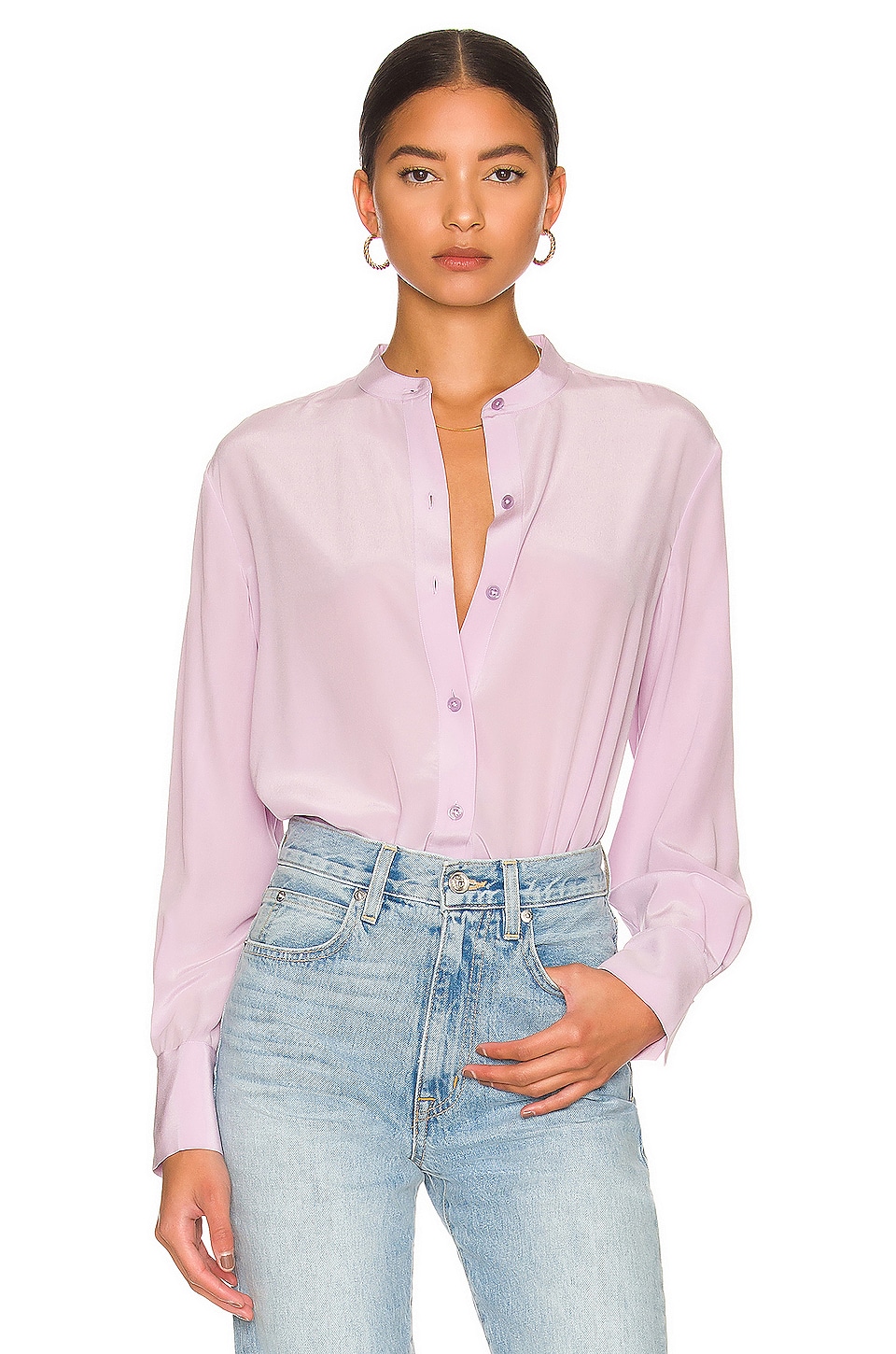 Equipment Leonee Blouse in Orchid | REVOLVE