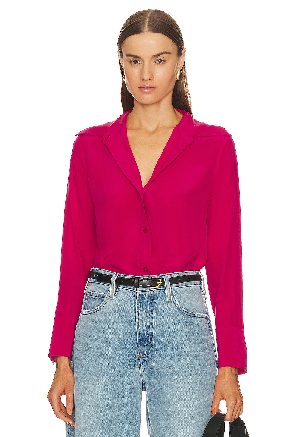 Equipment Women's Leonee Top - Woven Blouse For Casual And Dressy Outfits