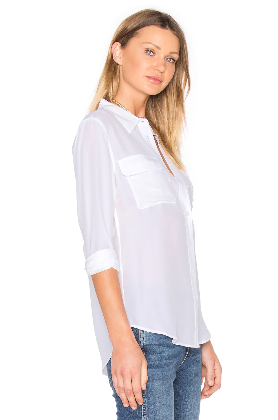 flap sleeves blouse