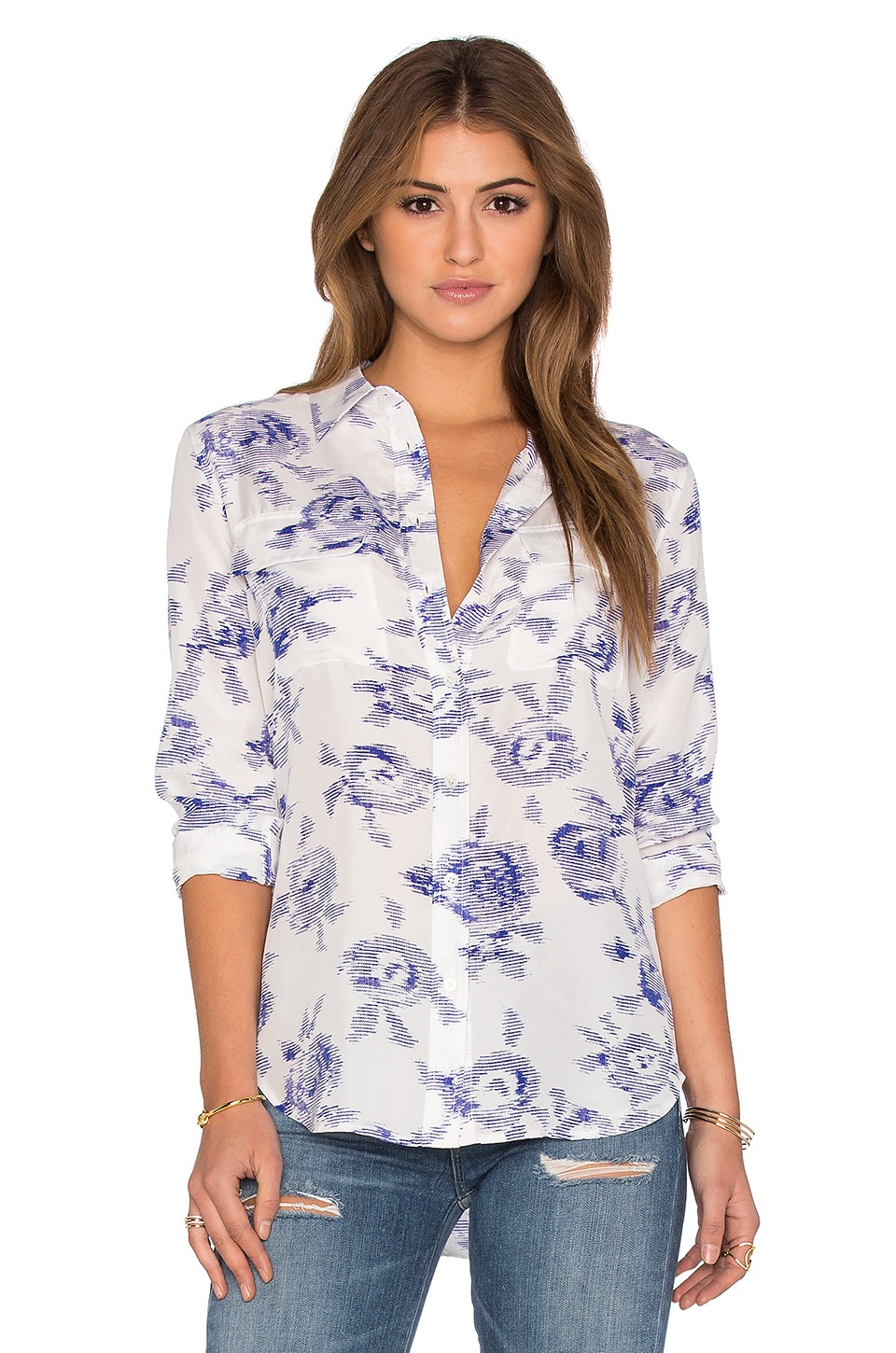 equipment slim signature 系扣款 – nature white & biro blue | r