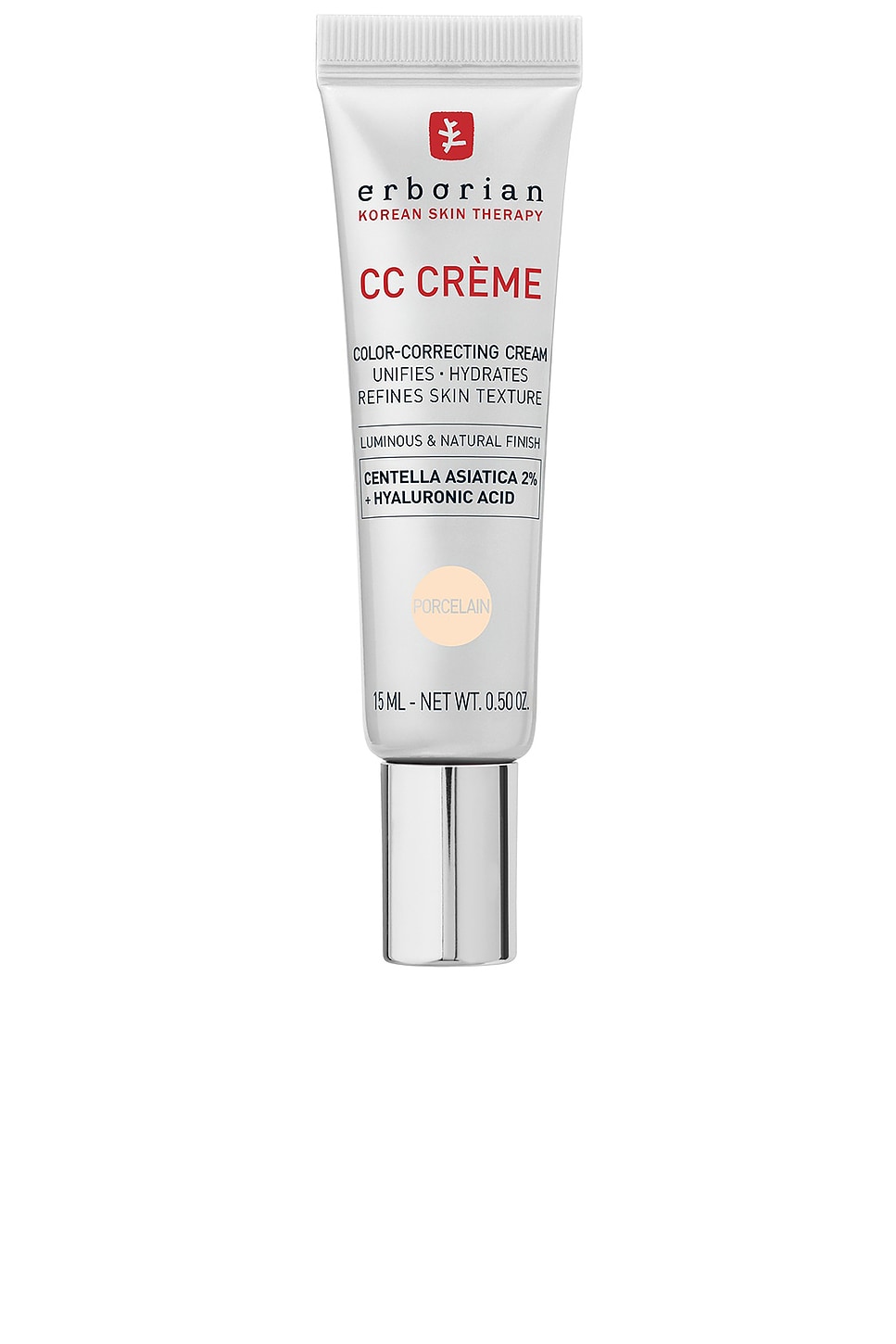 Travel CC Cream Color-Corrector With Korean 2% Centella Asiatica & Hyaluronic Acid