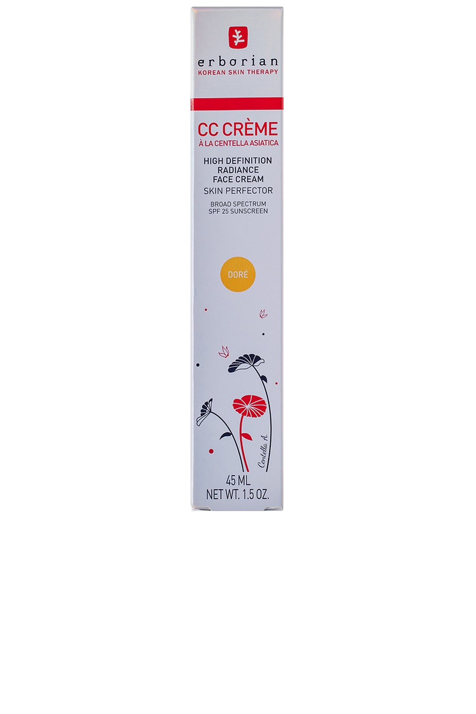 Shop Erborian Cc Cream Radiance Color Corrector Broad Spectrum Spf 25 In Golden