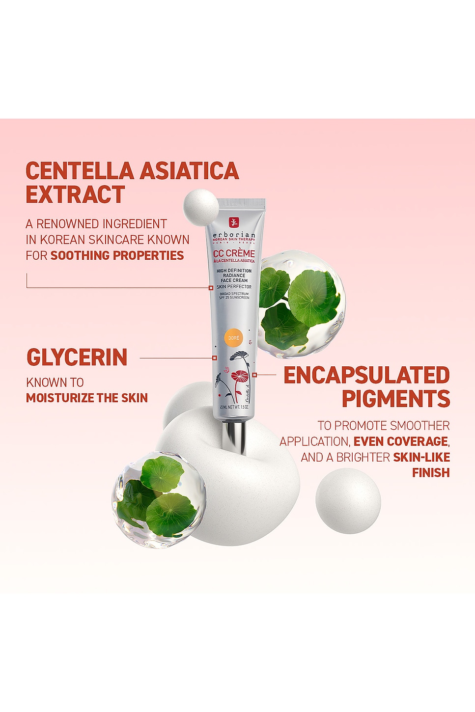 CC Cream Buildable Tinted Color Corrector with SPF 25