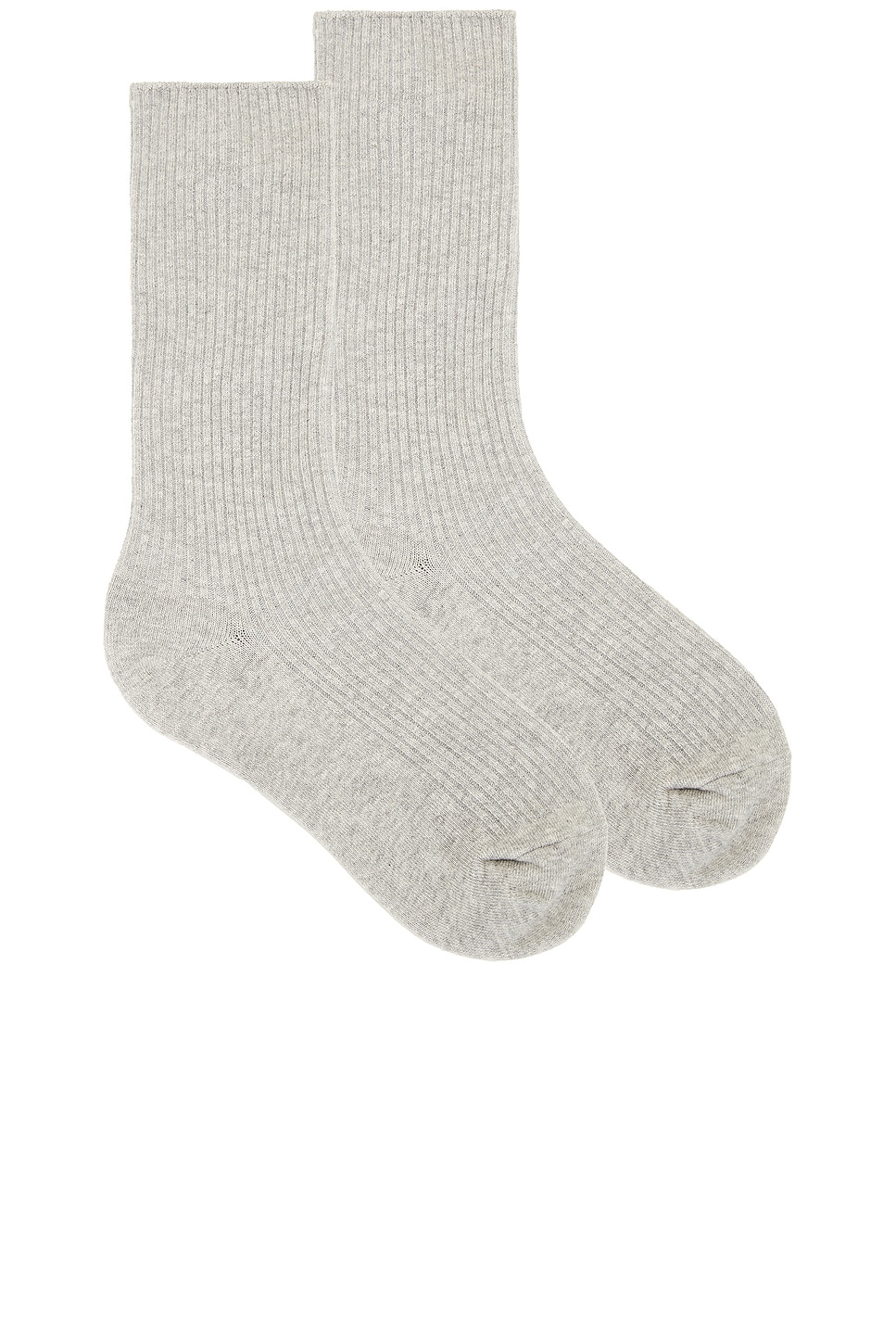 Eterne — РИФЛЕНЫЕ НОСКИ CLASSIC · Heather Grey