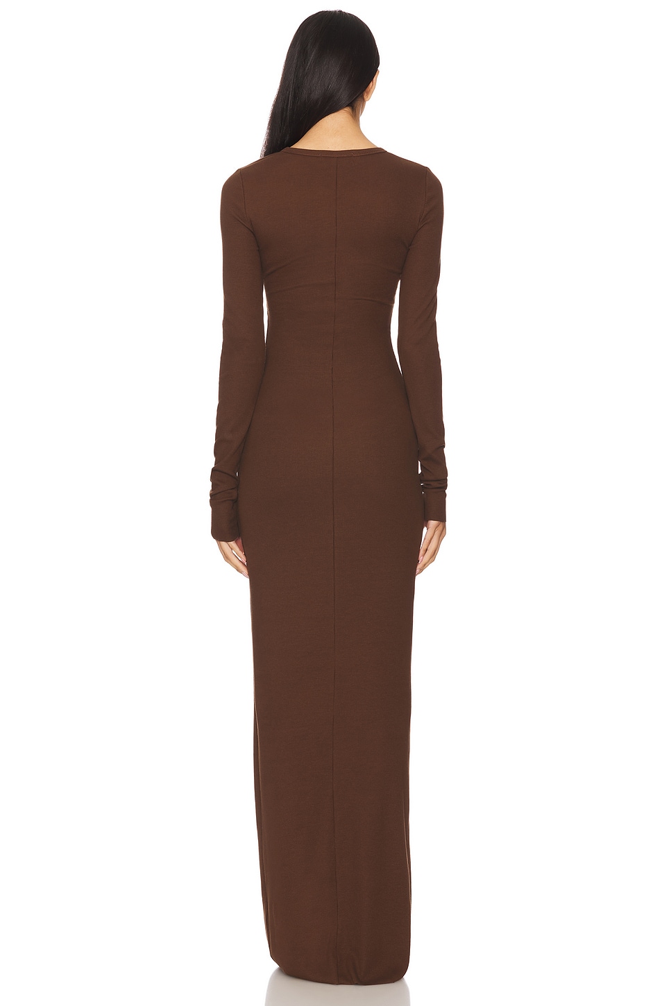 Long Sleeve Crewneck Maxi Dress