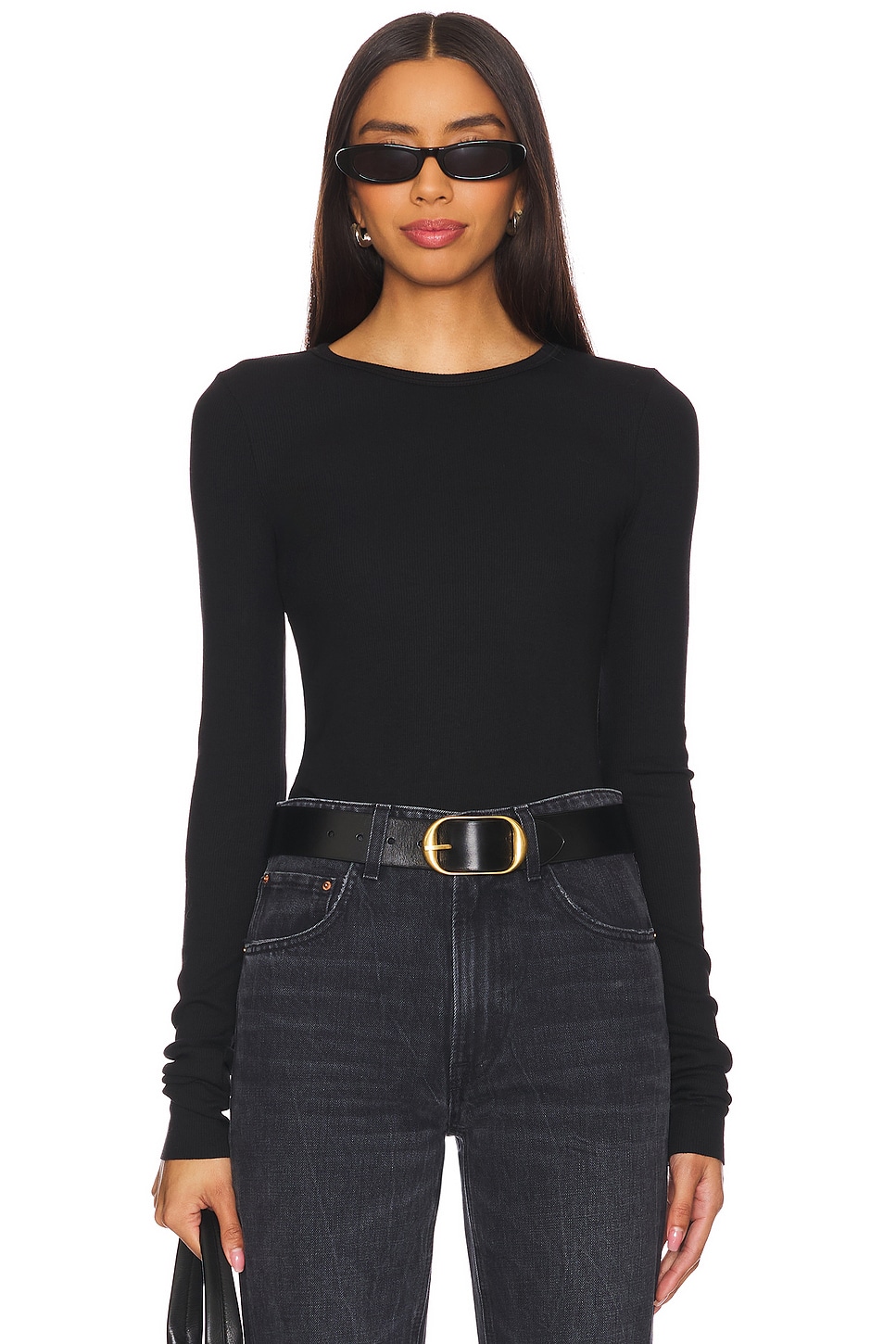 Long Sleeve Fitted Top - thumbnail 2