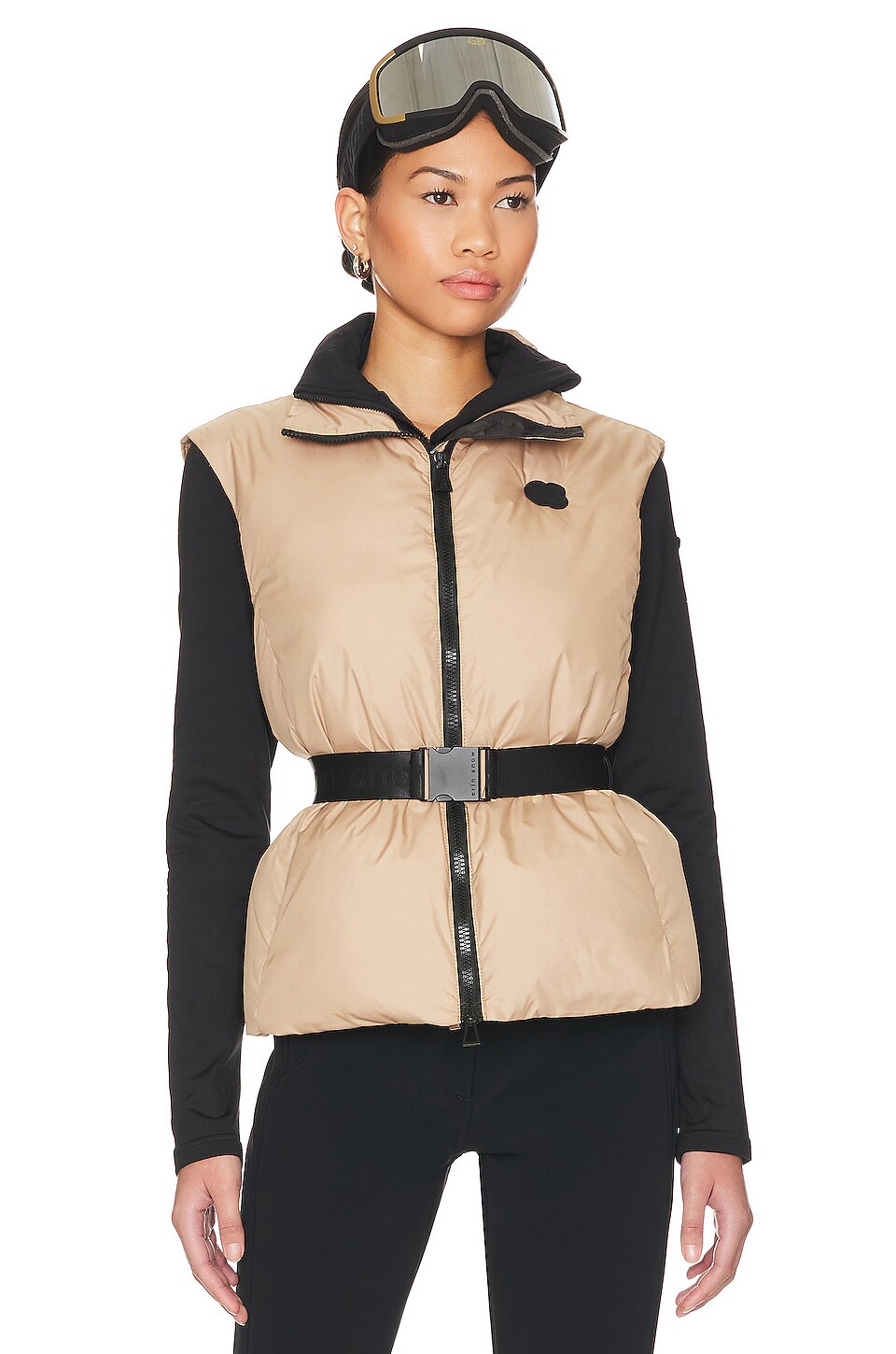 Erin Snow Nix Vest in Sand