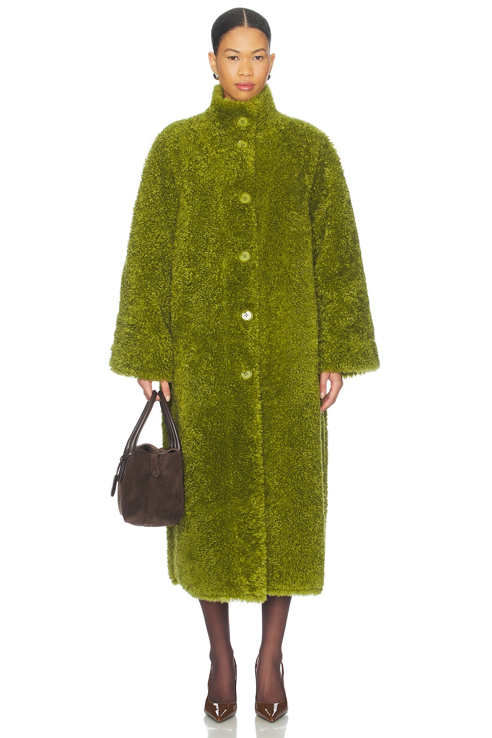 Essentiel Antwerp Ispot Faux Fur Coat thumbnail