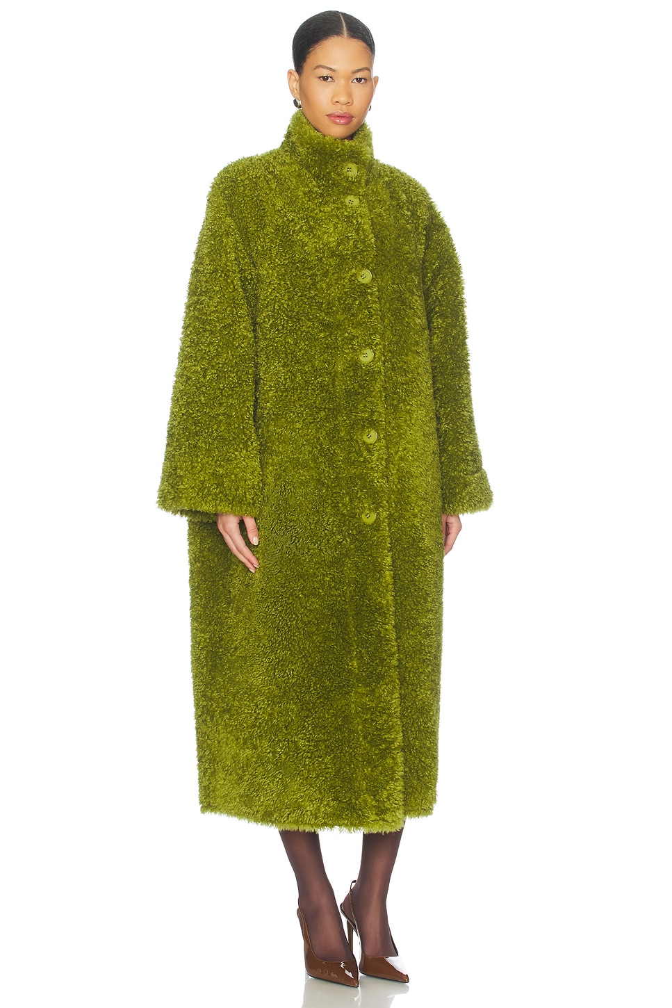 Essentiel Antwerp Ispot Faux Fur Coat thumbnail