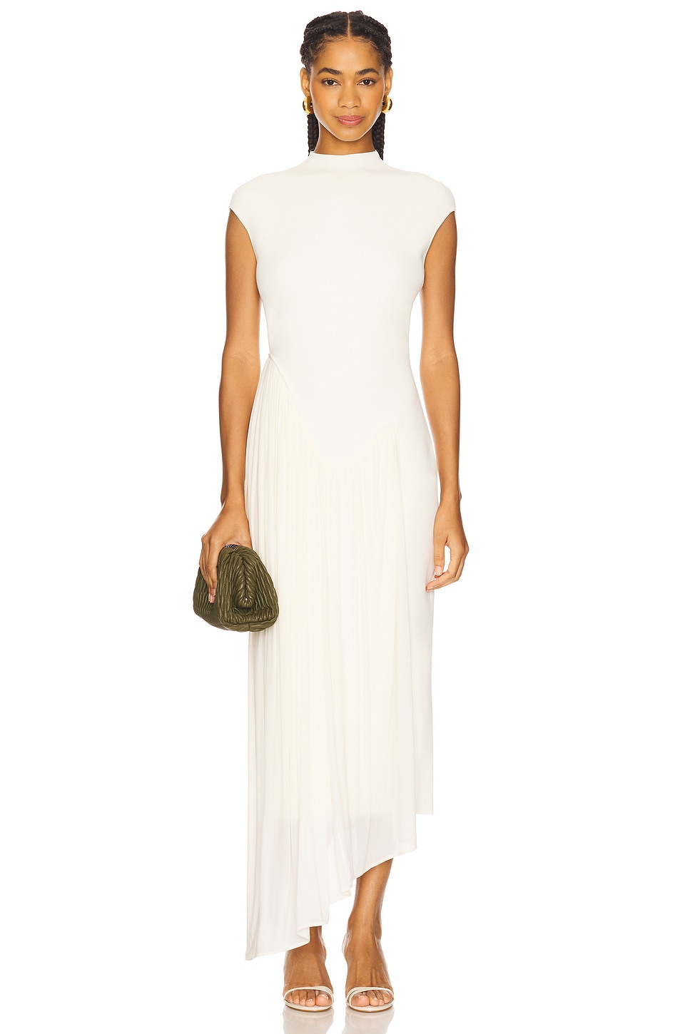 green knit slip dress ViX Daphne Maxi Dress Swim Cover-Up - Green