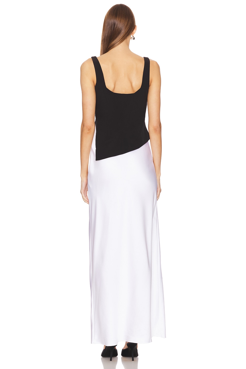 ET OCHS VESTIDO LARGO KAMILA en Black & White | REVOLVE