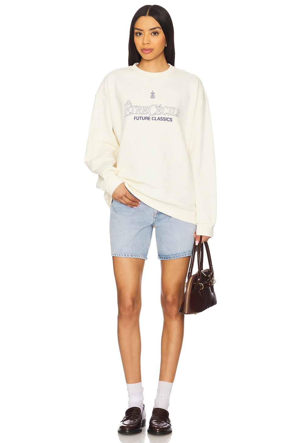 Etre Cecile エトレセシル スウェット Etre Cecile Disco Pizza Classic Sweatshirt | Anthropologie