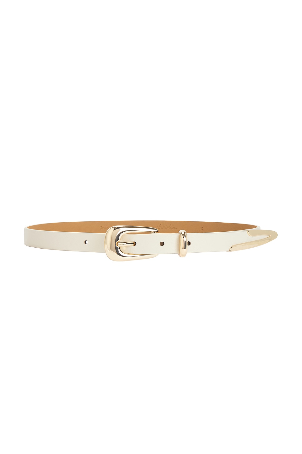 Liquid Metal Western Buckle Belt - Thumbnail 1