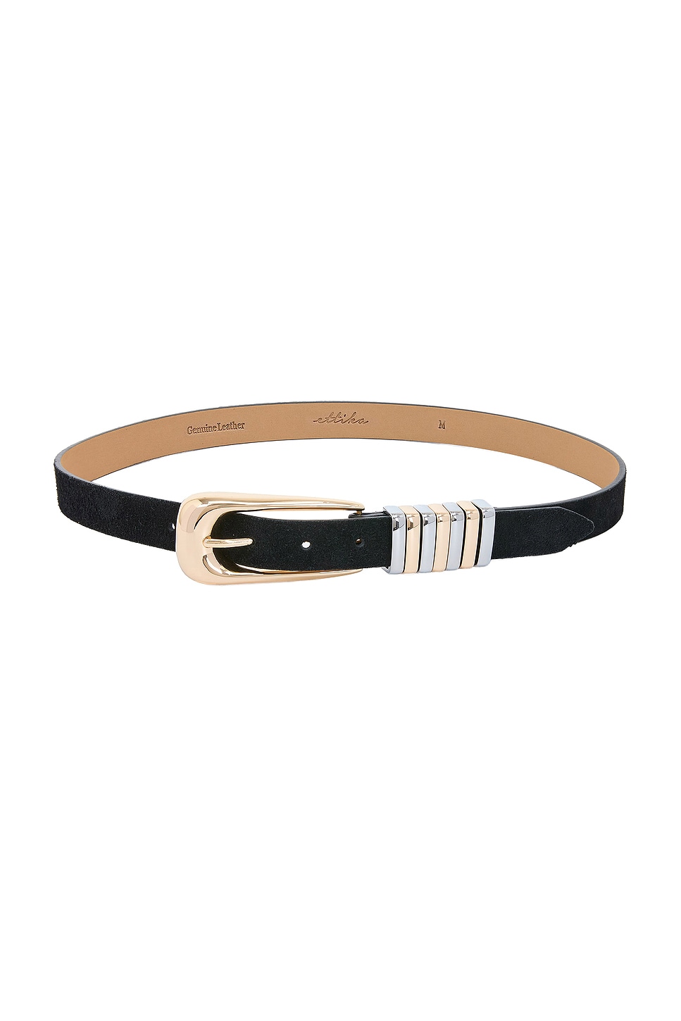 Metal Core Suede Belt