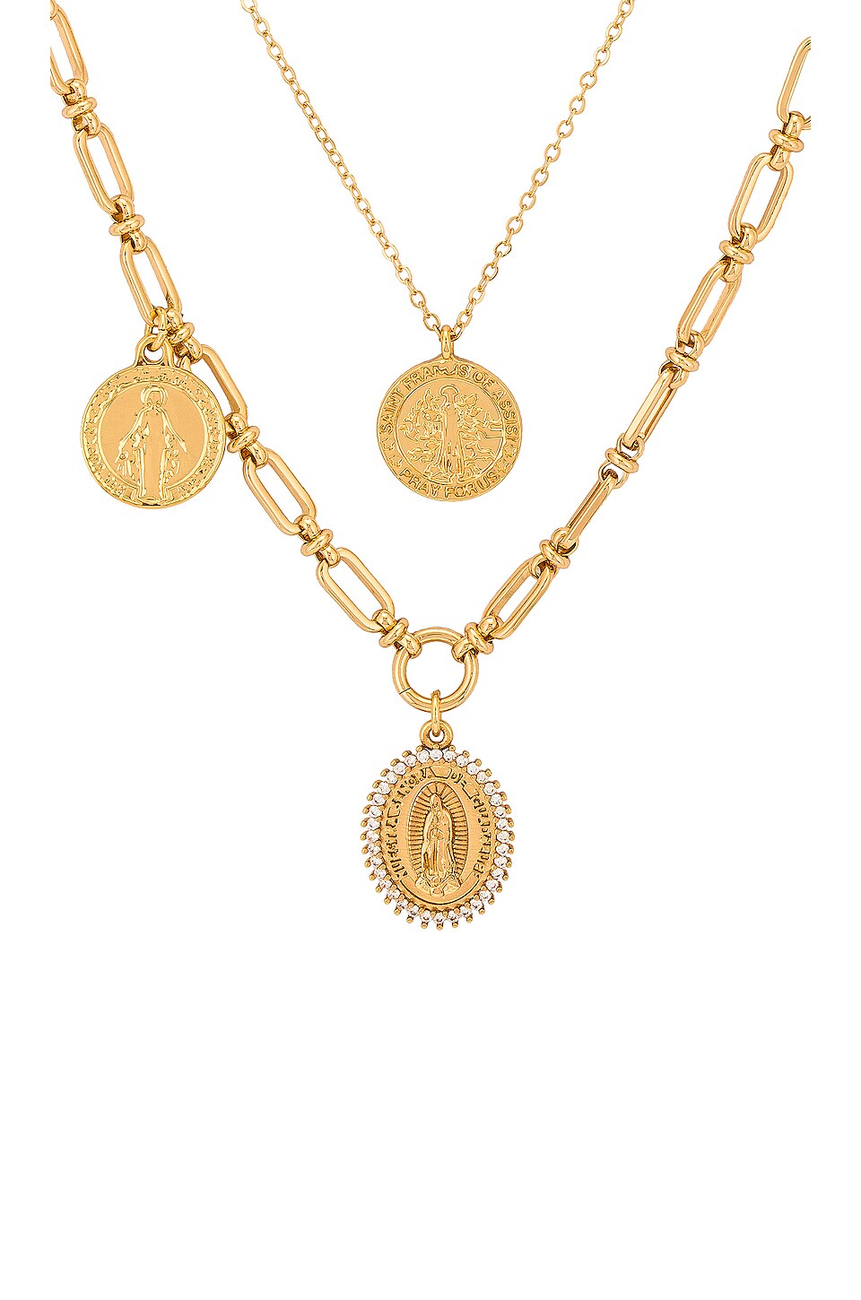Ettika COLLIER LAYERED SAINTS