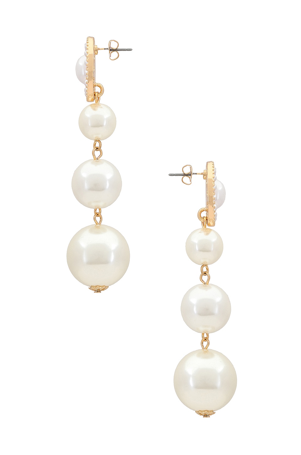 Graduating Pearl Dangle Earrings