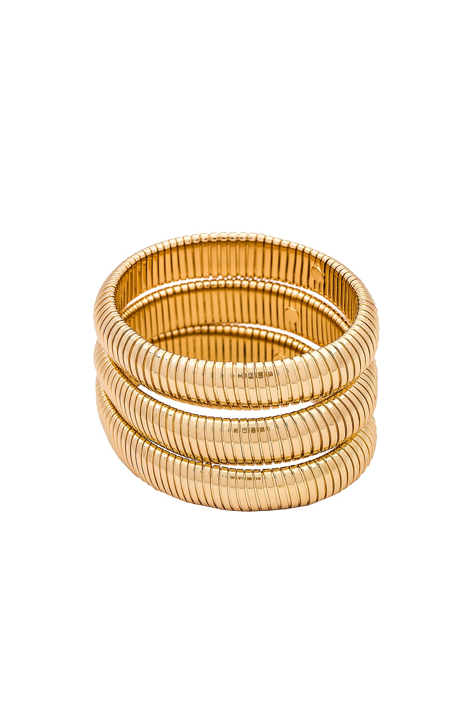 Image 1 of Stretchy Bracelet Set in Gold