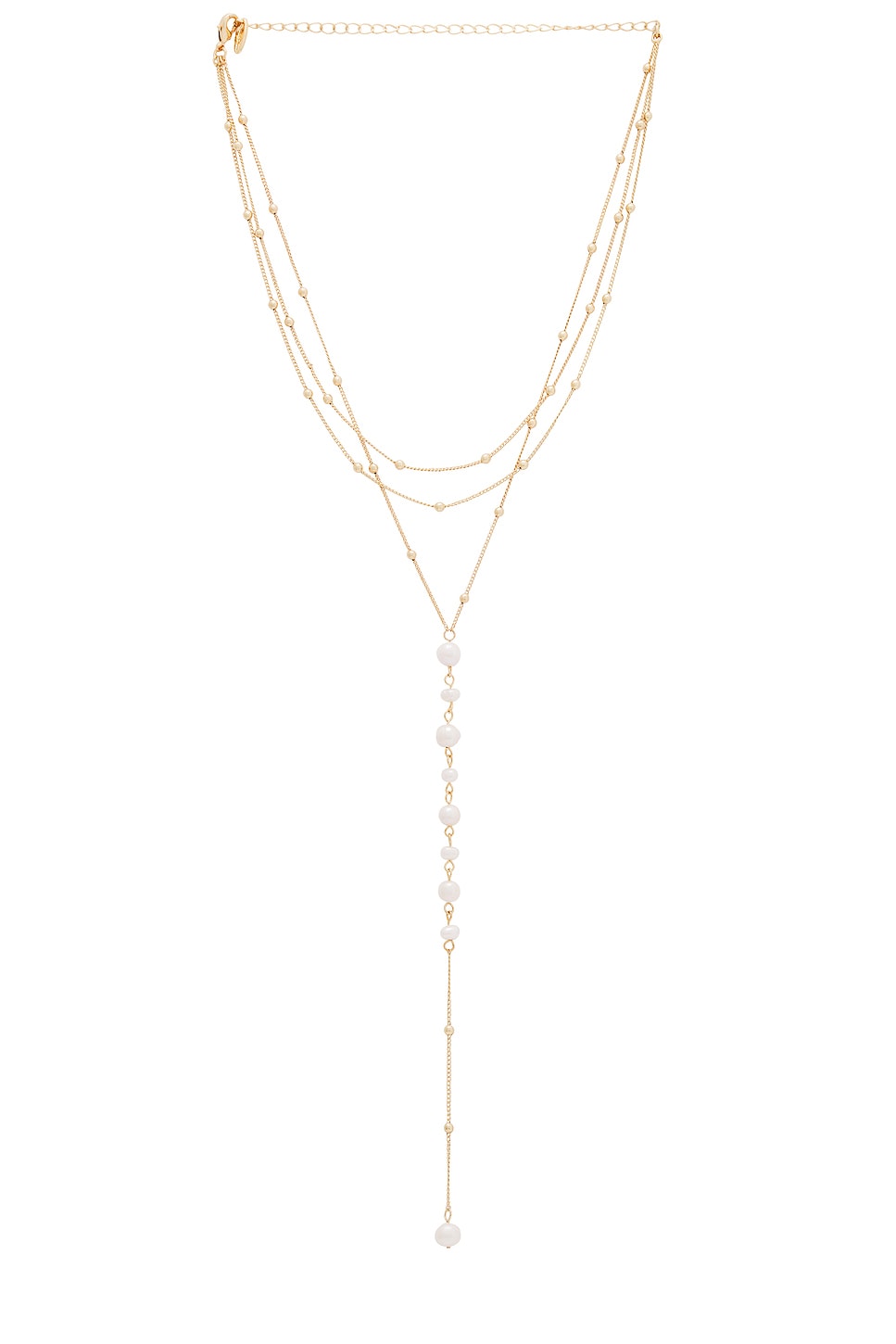 Pearl Dreams Layered Lariat Necklace