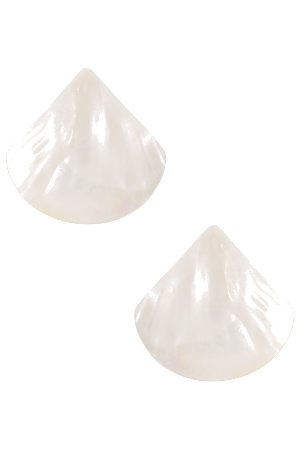 Mother Of Pearl Statement Stud Earrings