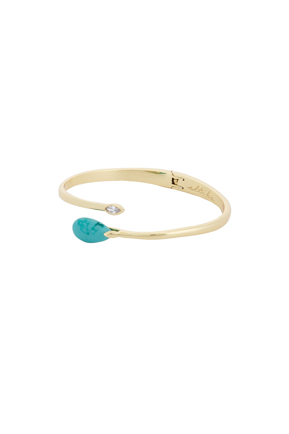 Turquoise Teardrop Cuff