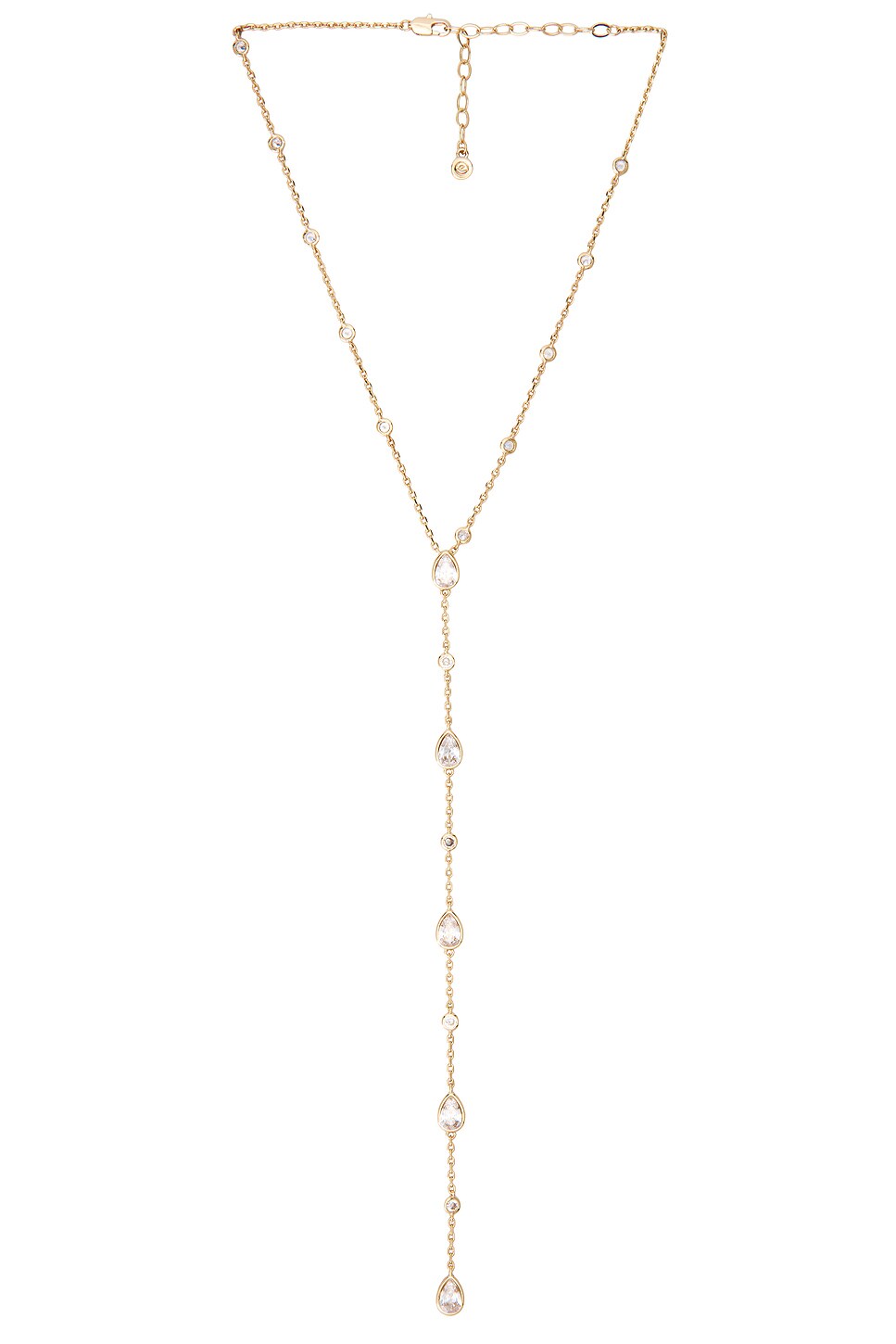 Radiant Gem Lariat Necklace