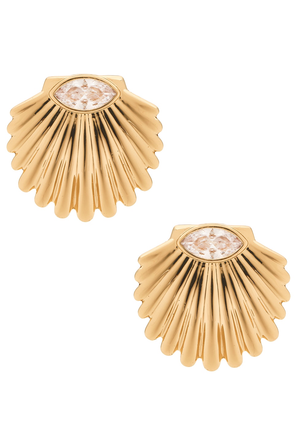 Sea Life Crystal Shell Earrings