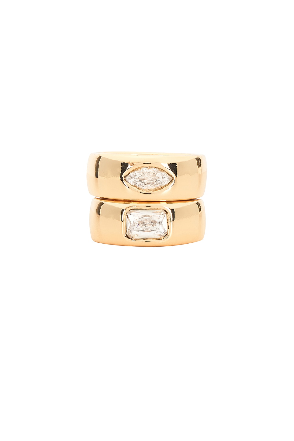 Crystal Stack Ring Set