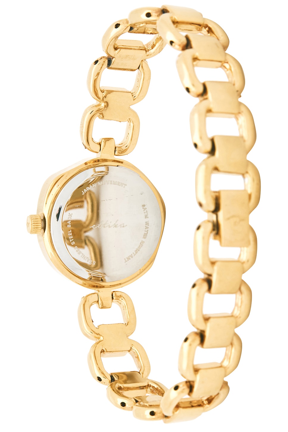 Ettika Open Circle Bracelet Watch in Gold | REVOLVE display picture 1