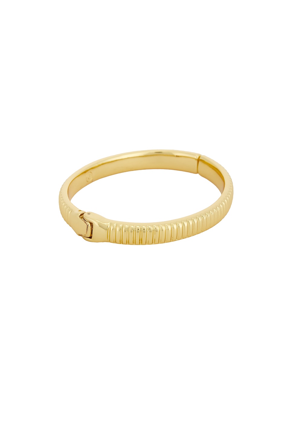 Ribbed Stacking Bangle Bracelet