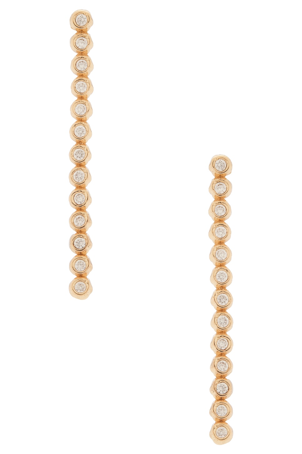 Molten Sparkle Linear Earrings