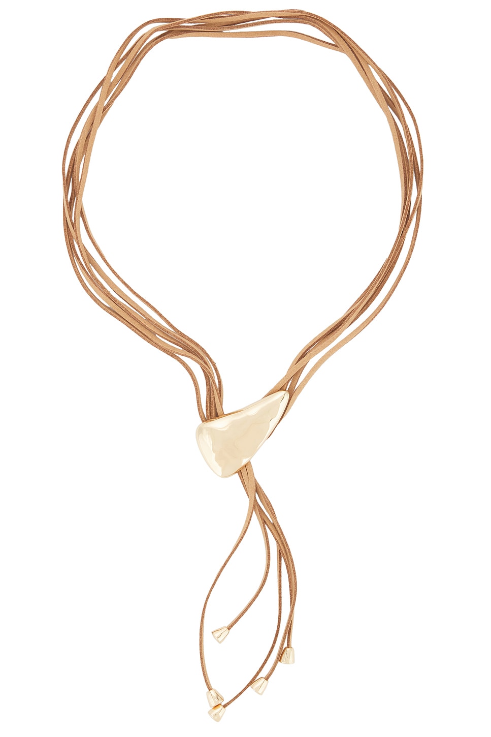 Molten Arc Bolo Necklace